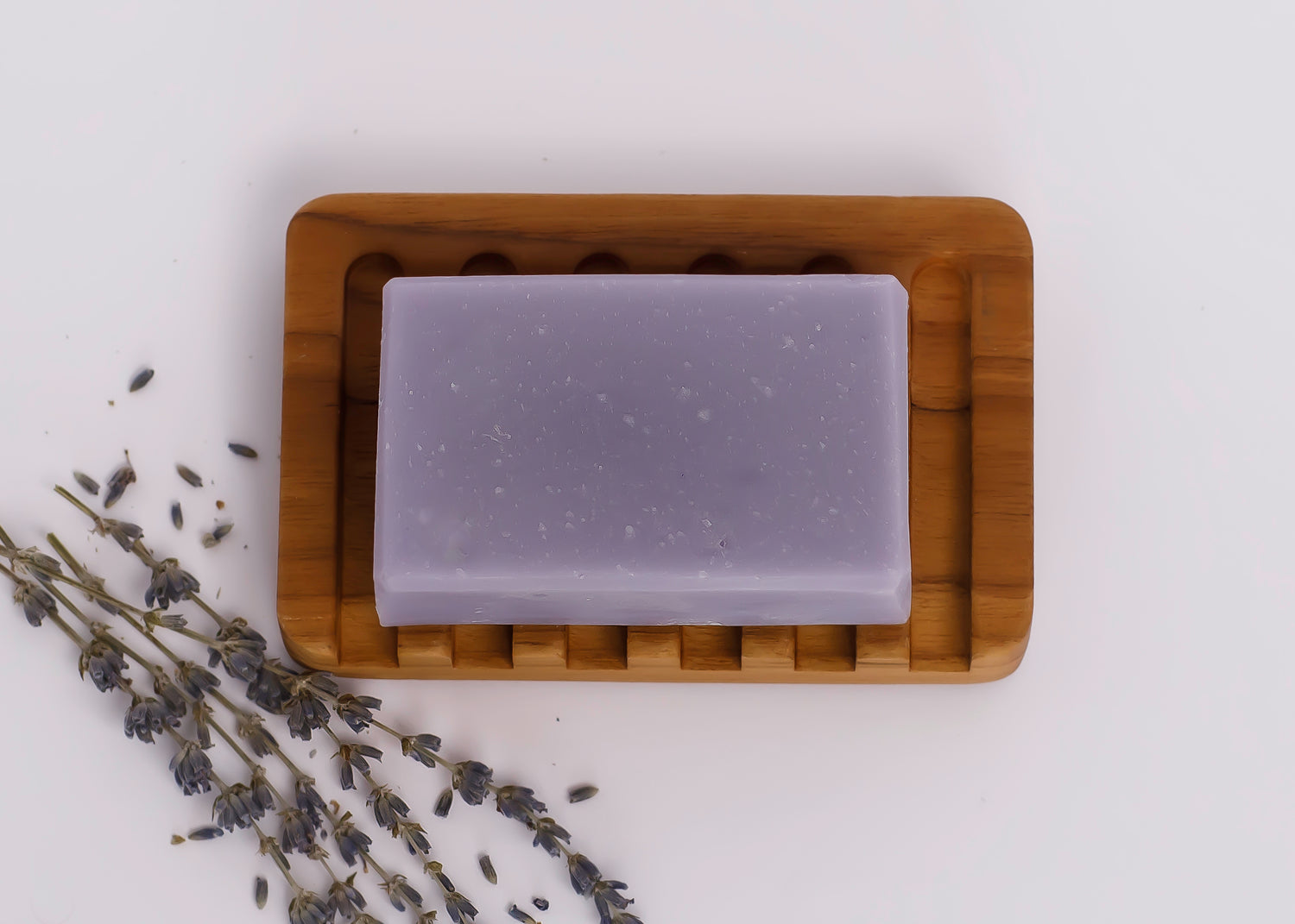 Clean Lavender & Cedarwood Bar Soap: Cold Processed