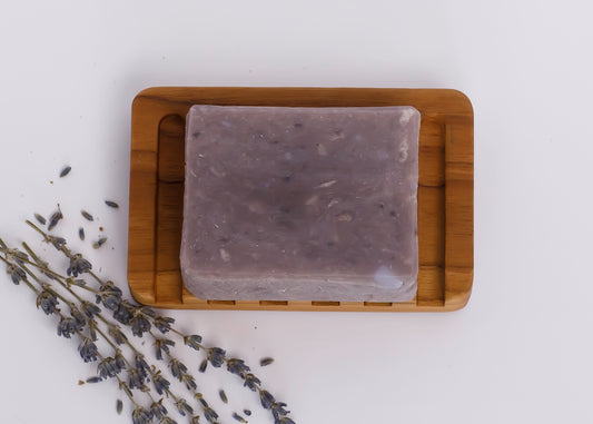 Hand-Milled Natural Lavender / Clary Sage Bar Soap 4.5oz