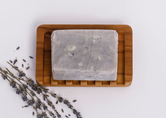 Hand-Milled Silk Lavender Lemongrass Bar Soap