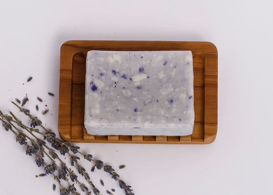 Hand-Milled Silk Lavender Bar Soap