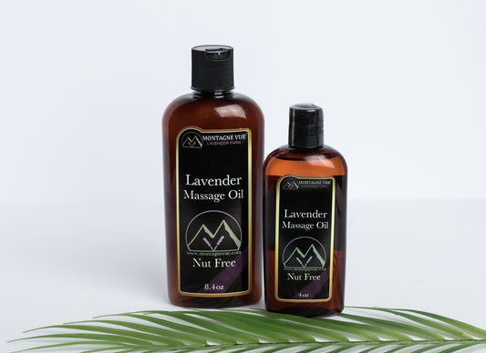 Nut-Free Massage Oil - Lavender Scent - 8.45 oz