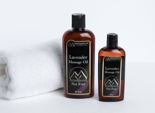 Nut-Free Massage Oil - Lavender Scent - 4 oz