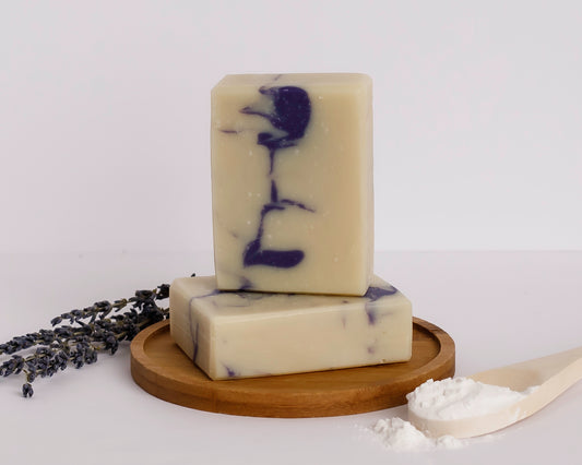 Silk Lavender & Arrowroot Bar Soap - Cold Processed